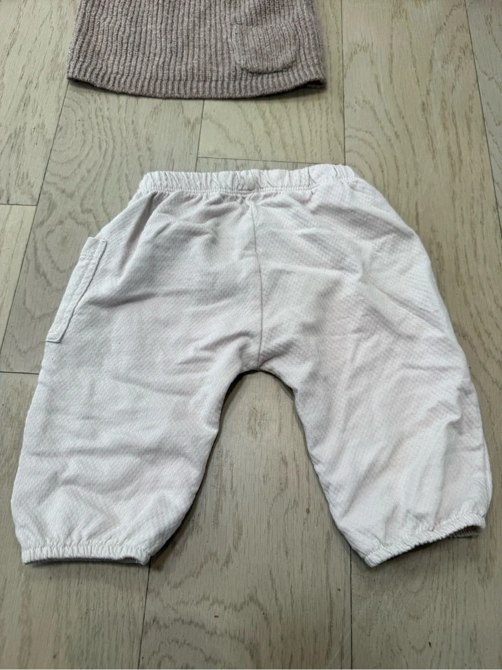 Zara Kids Three-Piece Cozy Sweater Set - Cream & Brown (2 sweaters, 1 pants)